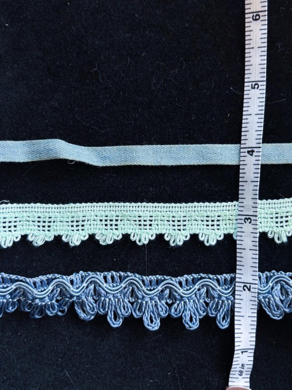 Blue and green lace  choker bundle